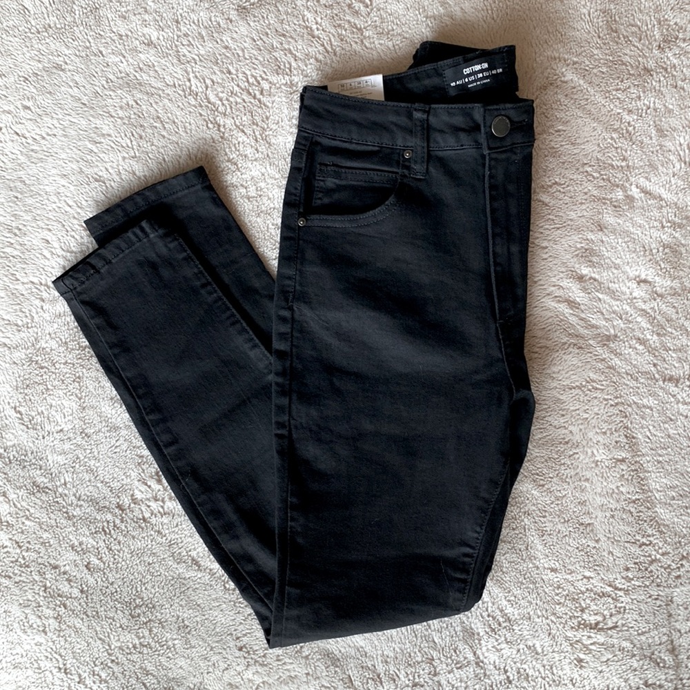 COTTON ON skinny jeans high cropped